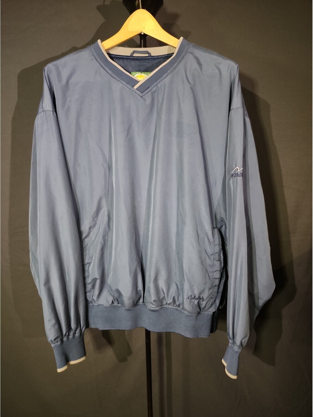 Cabela's Outdoor Gear Mens XL Pullover Windbreaker Sweater Vintage Green Tag 185